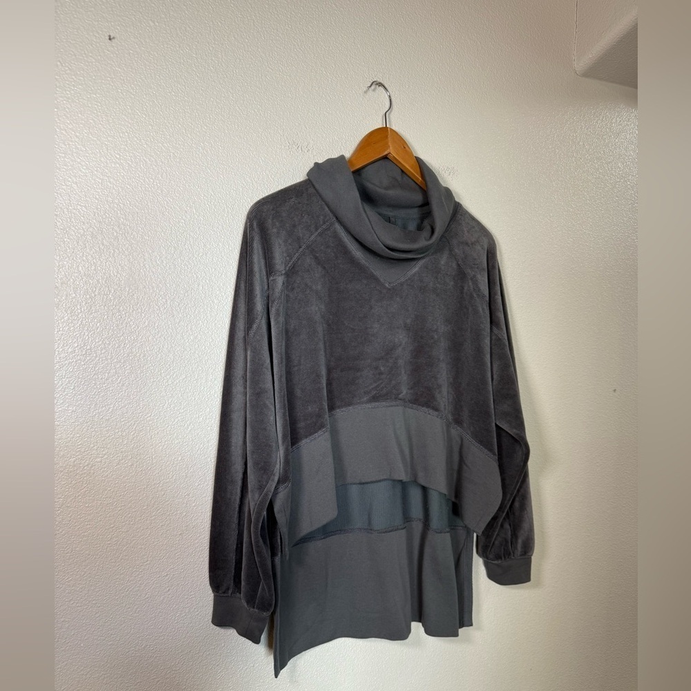 Free People Movement Last Chance Velour Pullover Sweater Xs F16 View 6